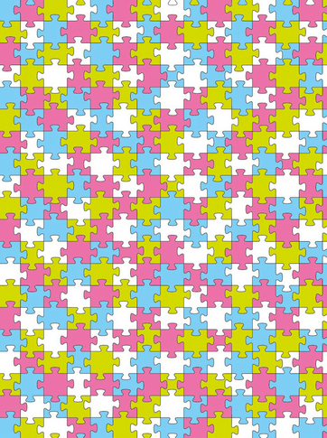 Hartie Coloured puzzle