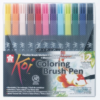 Seturi carioci Sakura Koi Color Brush Seturi carioci Sakura Koi Color Brush 12 pentru pictură, desen, hobby și proiecte artistice.