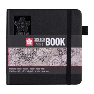 Caiet de schițe Sakura Sketch/Notebook Hârtie Crem 12x12cm 140g/m 80 file