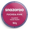 Culori pictură pe față 18ml Classic Colors Snazaroo 599 Fuchsia Pink pentru școală, desen, pictură, hobby și proiecte creative.