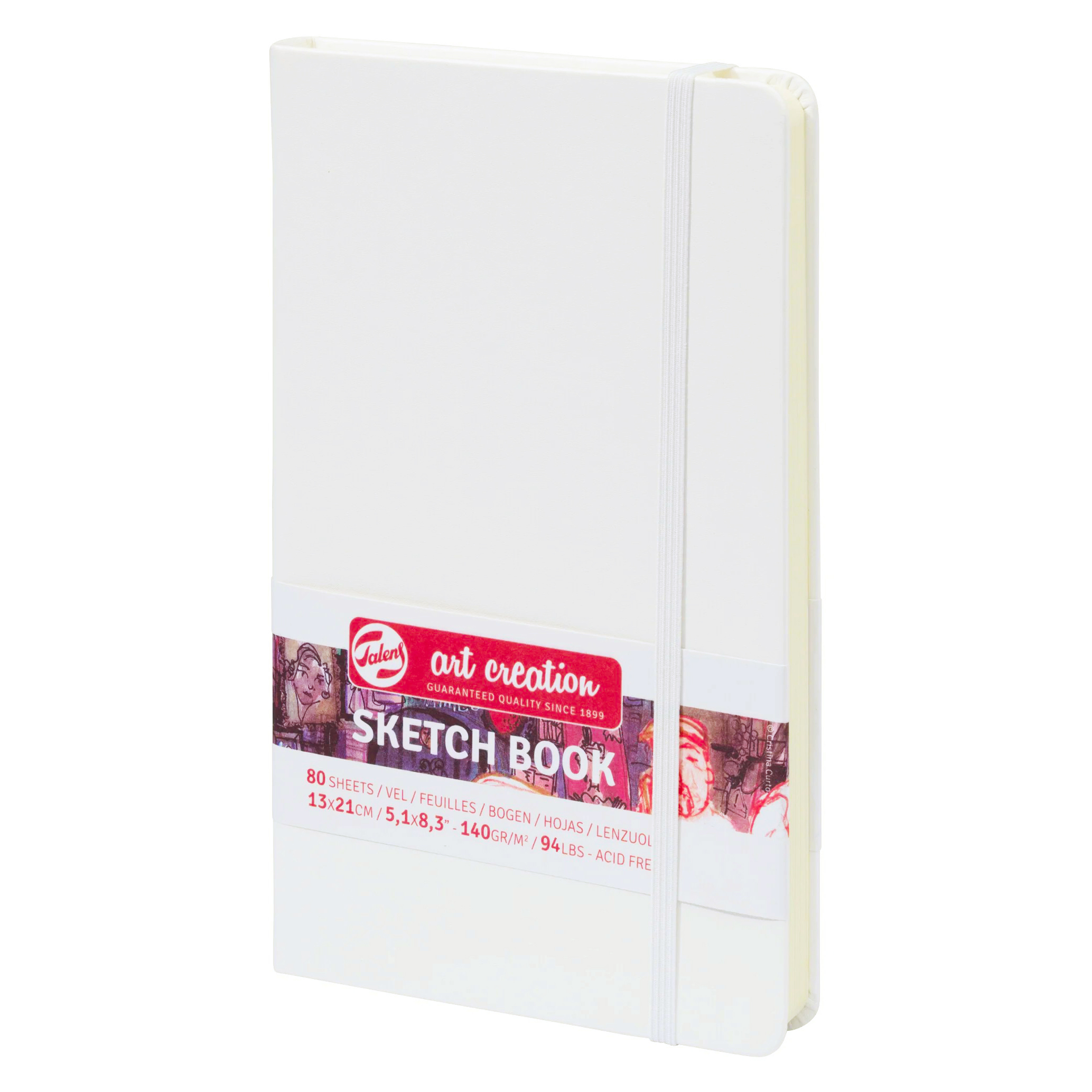 Caiet de Schițe Art Creation Sketchbook White 13x21cm