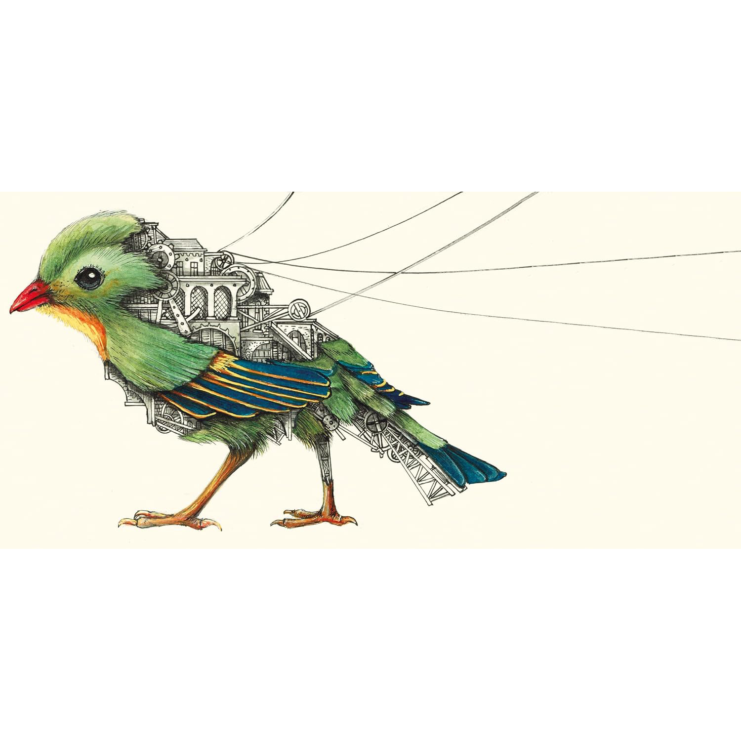 Ilustrație realizată de Ardif. Eticheta acestui caiet de schițe este exclusiv ilustrată și poate fi folosită ca semn de carte. Ilustrațiile, realizate de Ardif, adaugă o notă de originalitate fiecărui carnet.
