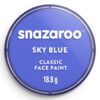 Culori pictură pe față 18ml Classic Colors Snazaroo 355 Sky Blue pentru școală, desen, pictură, hobby și proiecte creative.