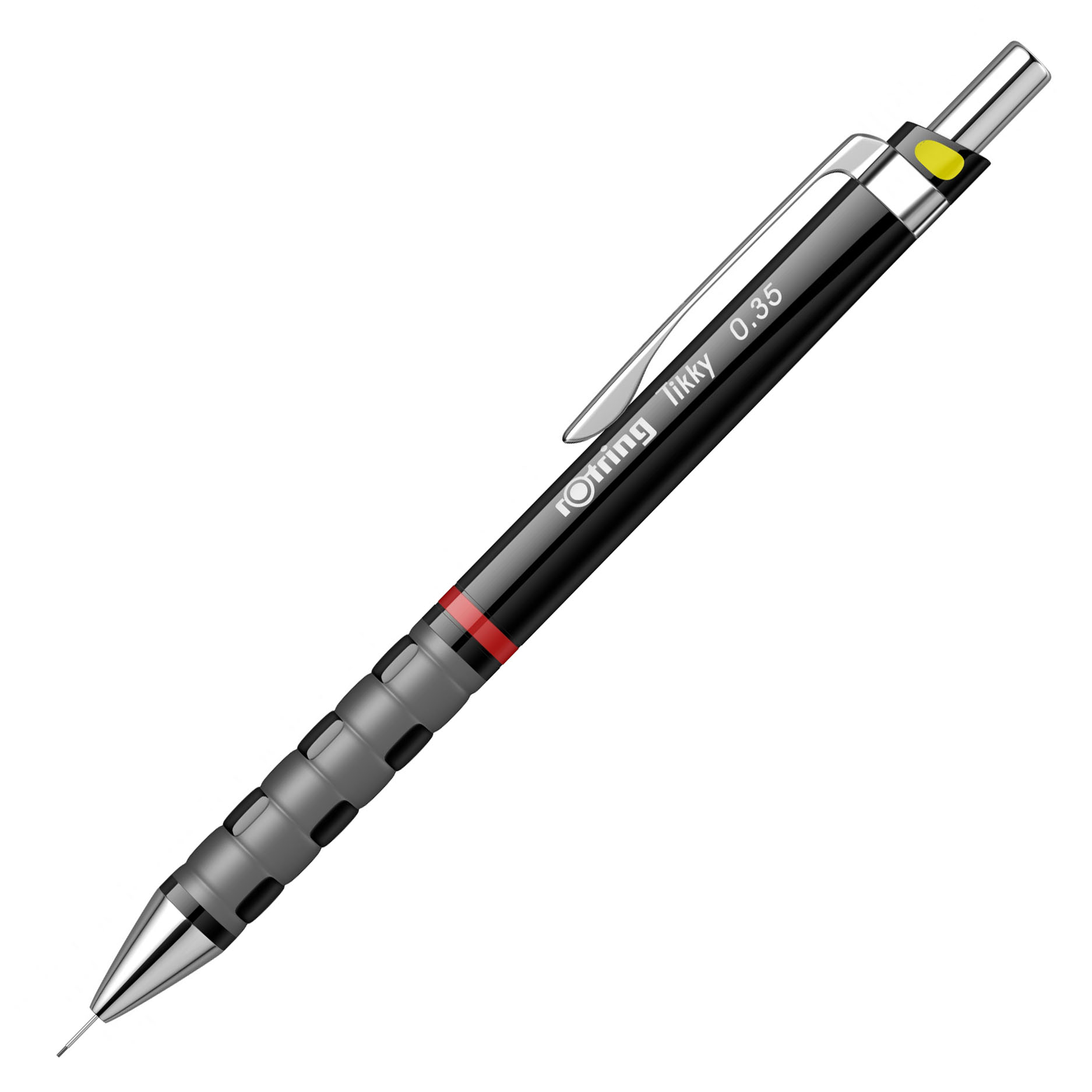 Creion mecanic 0.35 mm Black Rotring Tikky III în culoare Neagră