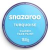 Culori pictură pe față 18ml Classic Colors Snazaroo 488 Turquoise pentru școală, desen, pictură, hobby și proiecte creative.