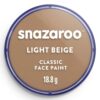 Culori pictură pe față 18ml Classic Colors Snazaroo 910 Light Beige pentru școală, desen, pictură, hobby și proiecte creative.