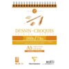 Bloc desen si schite spira A5 160g 35 foi Clairefontaine