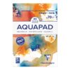 Bloc desen Goldline Aqua 300g Clairefontaine pentru pictură în acuarelă, ilustrații și proiecte artistice.