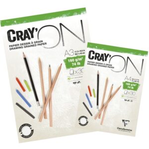 Bloc desen 160g/m 30 foi Cray'ON Clairefontaine