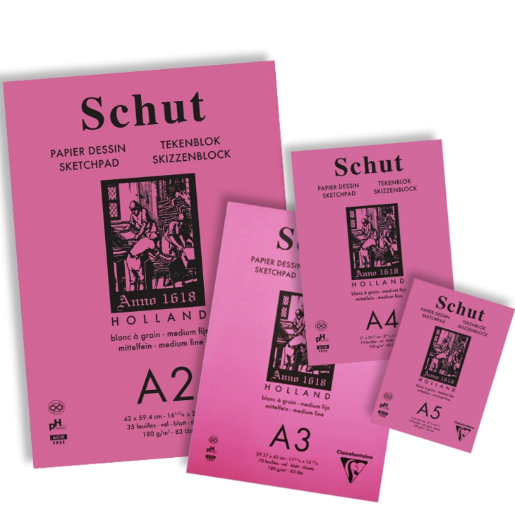 Bloc desen Sketchpad 180 g/m Schut Clairefontaine