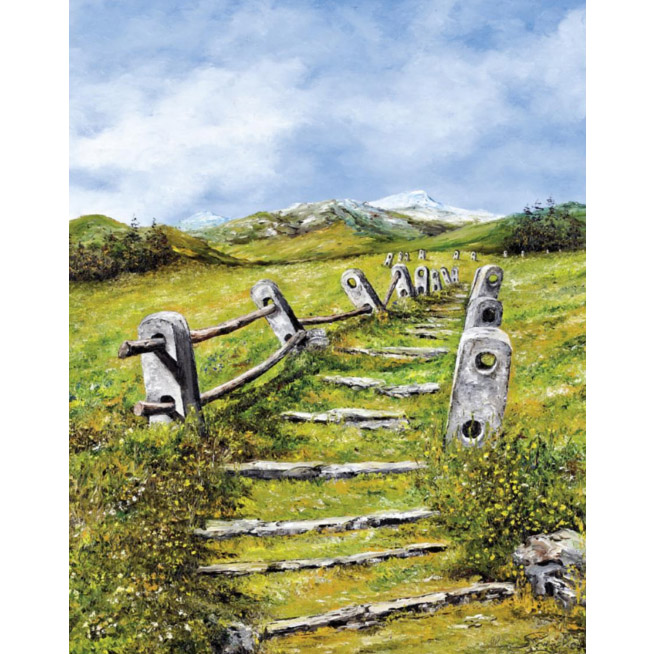 ...Lungo la via... -2012 Ulei pe pânză 60x70 cm cuțit de pictură moale. Premiul Art Emotions, Il Tempio Palermo, octombrie 2012