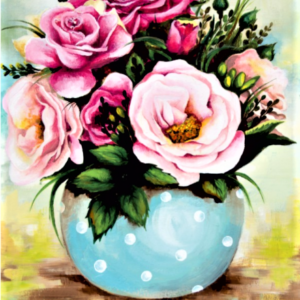 Carton panzat predesenat Rosa Gallery 30x40cm Natura Moarta n.27 pentru pictură în acrilic, ulei și tehnici mixte.