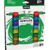 Culori acrilice Pebeo Studio – seturi Culori acrilice Pebeo 24x12ml pentru școală, desen, pictură, hobby și proiecte creative.