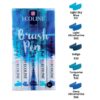 Seturi carioci Ecoline Brushpen x 5 Seturi carioci Ecoline Brushpen x 5 Blue pentru pictură, desen, hobby și proiecte artistice.