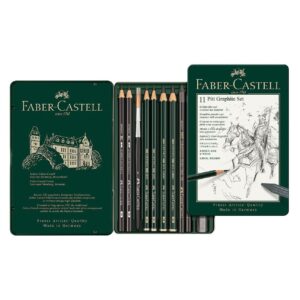 Set Faber Castell Pitt Monochrome Graphite 11 buc