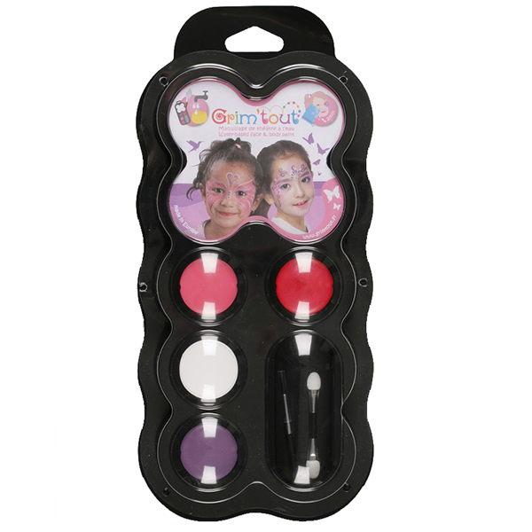 Set culori pictura pe fata Grimtout - Butterfly Fairy