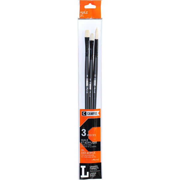 Set 3 pensule Raphael Oil L