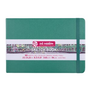 Caiet de Schițe Art Creation Sketchbook Forest Green 21x14.8cm