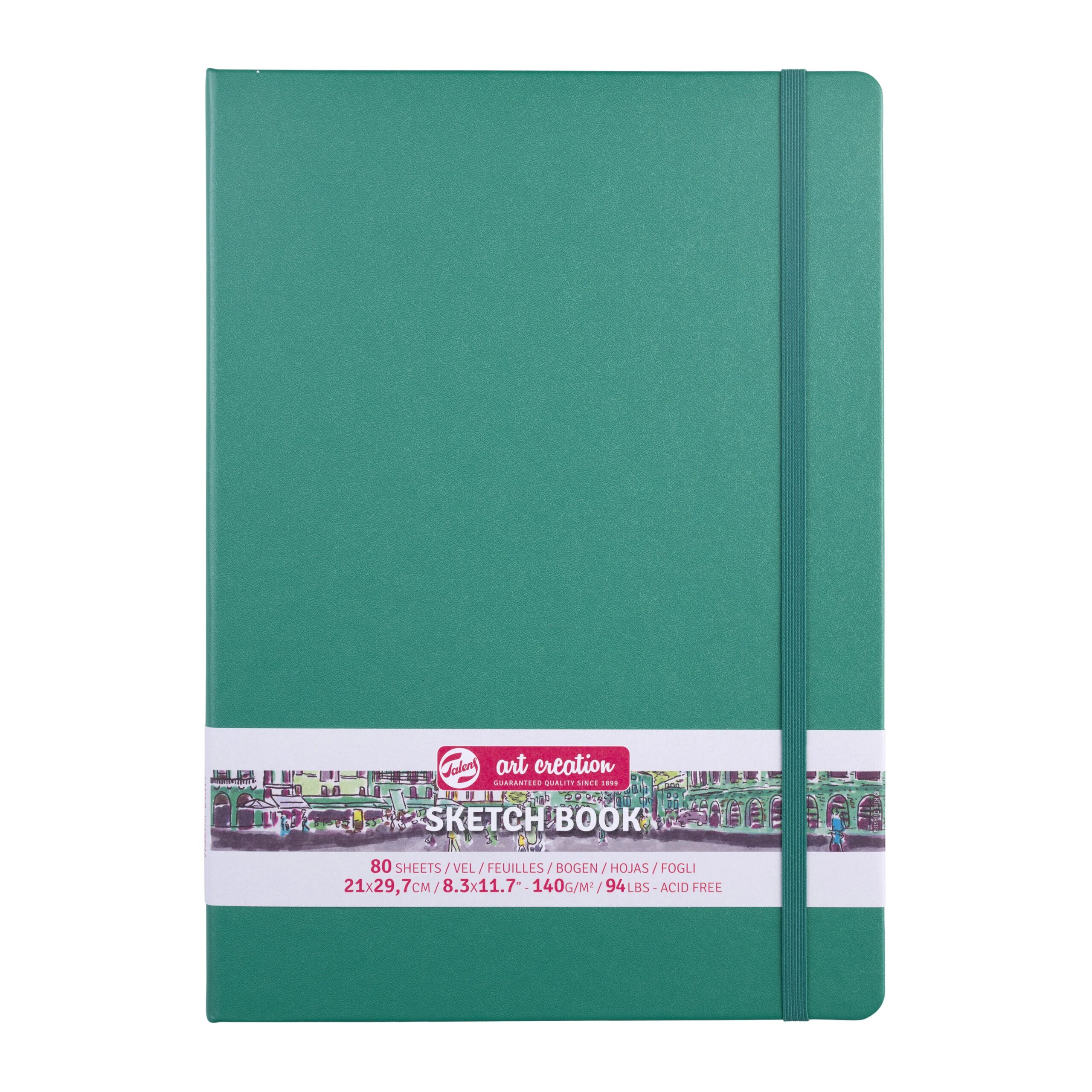 Caiet de Schițe Art Creation Sketchbook Forest Green 21x29.7cm