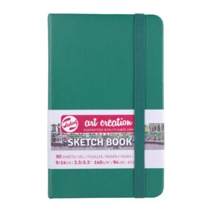 Caiet de Schițe Art Creation Sketchbook Forest Green 9x14cm