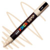 Marker cu vopsea acrilica – varf rotund 1.8 2.5mm PC 5M Uni Posca Beige pentru desen, scriere, colorare și proiecte creative.