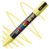 Marker cu vopsea acrilica – varf rotund 1.8 2.5mm PC 5M Uni Posca Sunshine Yellow pentru desen, scriere, colorare și proiecte creative.