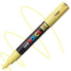 Marker cu vopsea acrilica – varf fin rotund 0.7mm PC 1M Uni Posca Yellow pentru desen, scriere, colorare și proiecte creative.