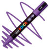 Marker cu vopsea acrilica – varf rotund 1.8 2.5mm PC 5M Uni Posca Violet pentru desen, scriere, colorare și proiecte creative.
