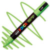 Marker cu vopsea acrilica – varf rotund 1.8 2.5mm PC 5M Uni Posca Apple Green pentru desen, scriere, colorare și proiecte creative.