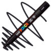Marker cu vopsea acrilica – varf rotund 1.8 2.5mm PC 5M Uni Posca Black pentru desen, scriere, colorare și proiecte creative.