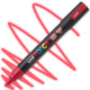Marker cu vopsea acrilica – varf rotund 1.8 2.5mm PC 5M Uni Posca Fluorescent Red pentru desen, scriere, colorare și proiecte creative.
