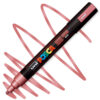 Marker cu vopsea acrilica – varf rotund 1.8 2.5mm PC 5M Uni Posca Metallic Red pentru desen, scriere, colorare și proiecte creative.