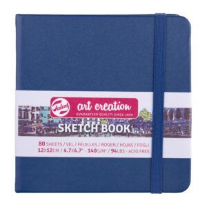 Caiet de Schițe Art Creation Sketchbook Navy Blue 12x12cm