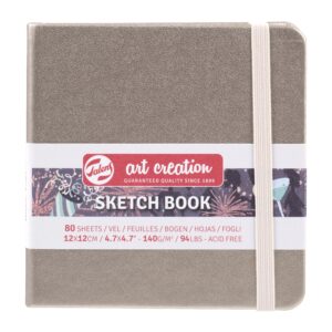 Caiet de Schițe Art Creation Sketchbook Champagne Pink 12x12cm