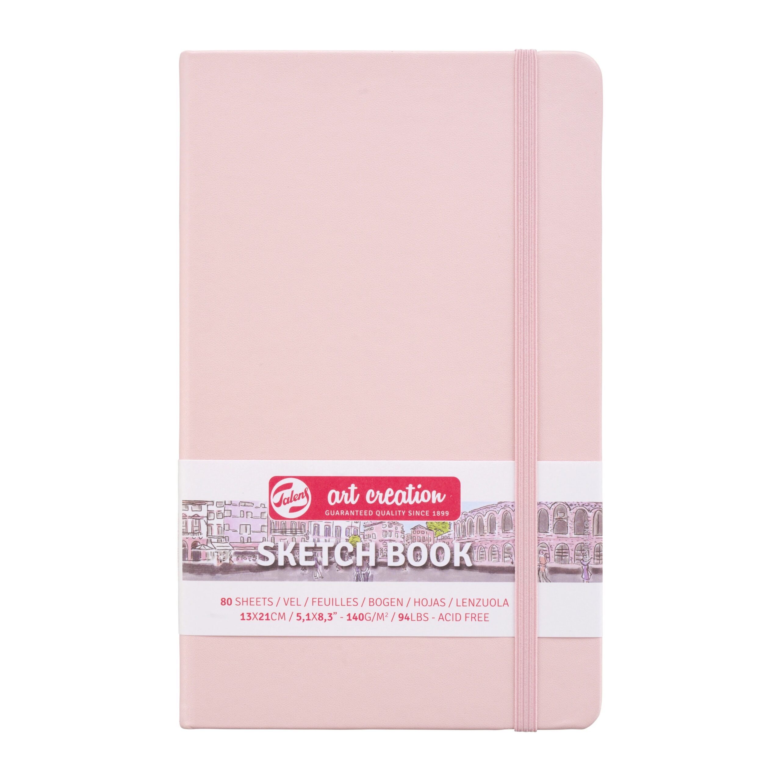 Caiet de Schițe Art Creation Sketchbook Pastel Pink 13x21cm