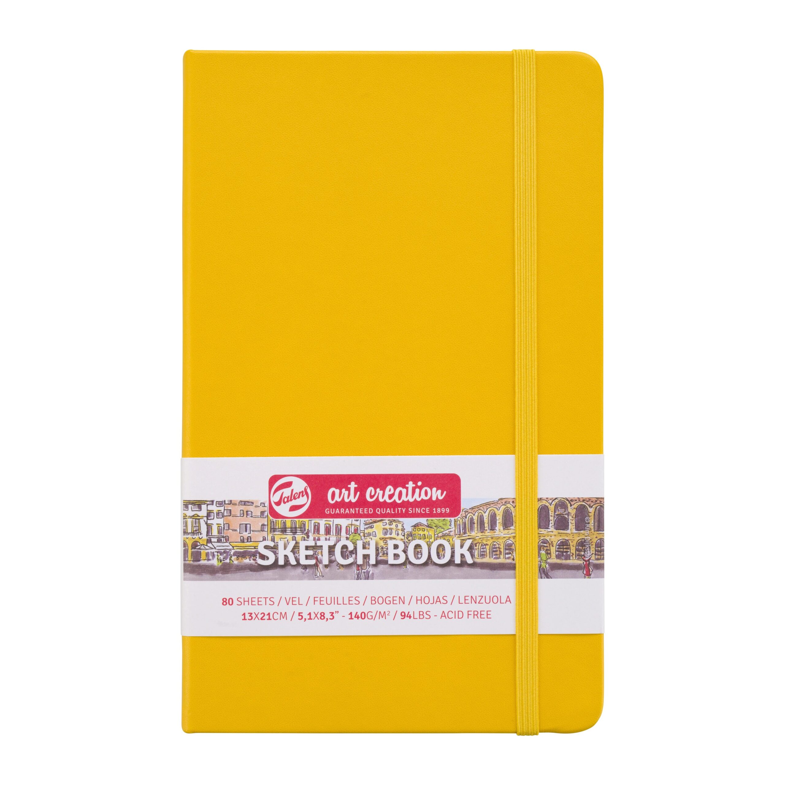 Caiet de Schițe Art Creation Sketchbook Golden Yellow 13x21cm
