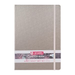 Caiet de Schițe Art Creation Sketchbook Champagne Pink 21×29.7cm pentru școală, desen, pictură, hobby și proiecte creative.