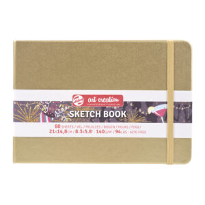 Caiet de Schițe Art Creation Sketchbook White Gold 21x14.8cm
