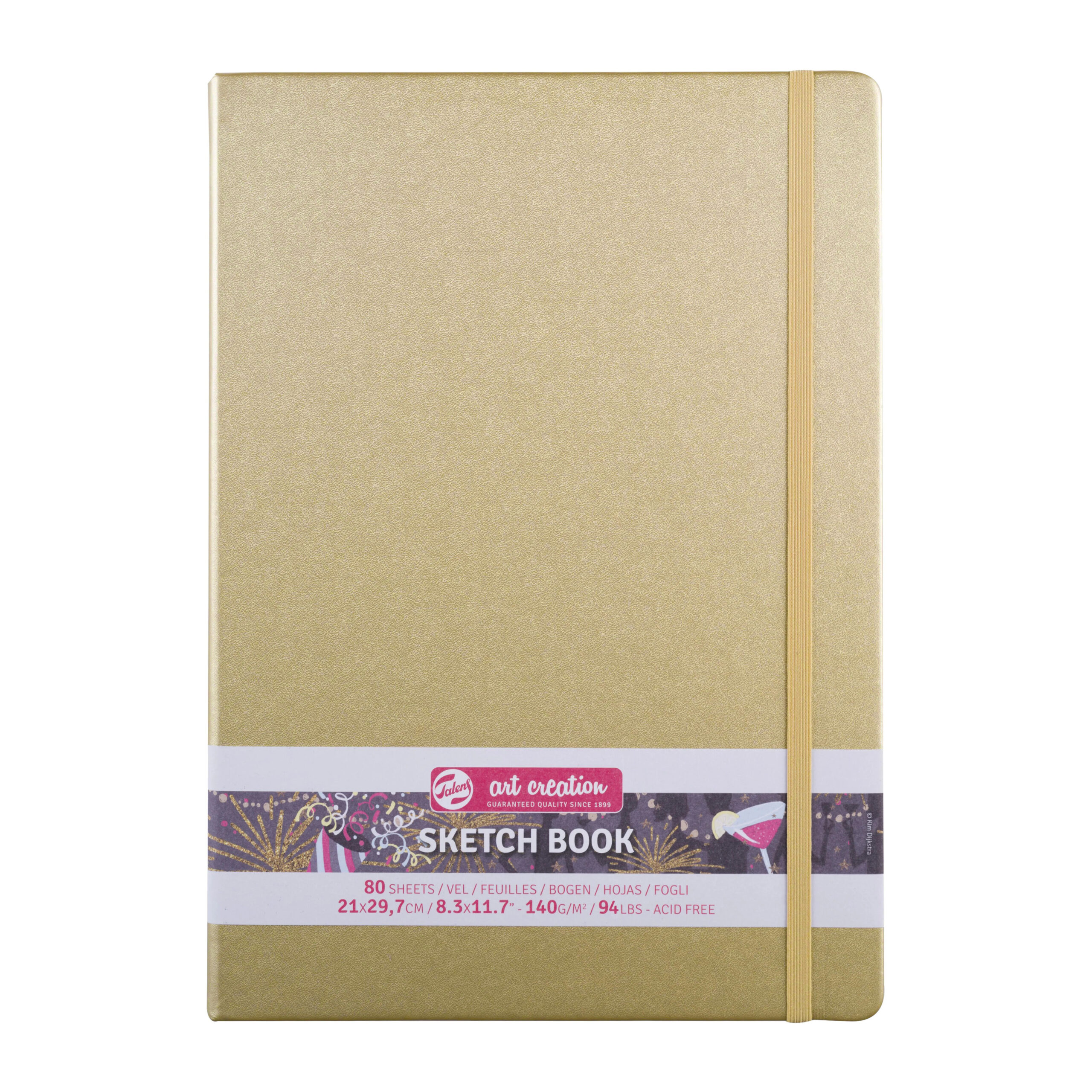 Caiet de Schițe Art Creation Sketchbook White Gold 21x29.7cm