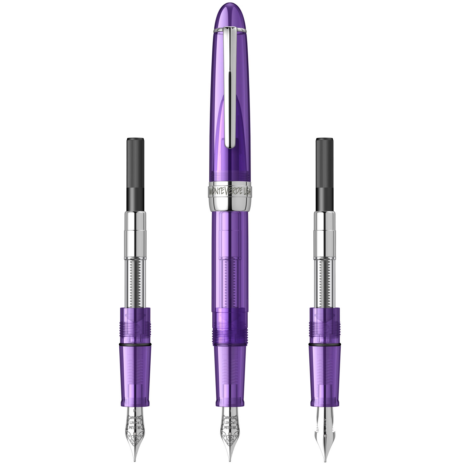 Set stilou si capete de schimb Monza Purple - imagine 2