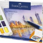 Acuarele 24 culori creative studio Faber-Castell