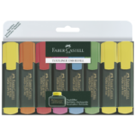 Textmarker evidentiator set 8 culori 1548 Faber-Castell