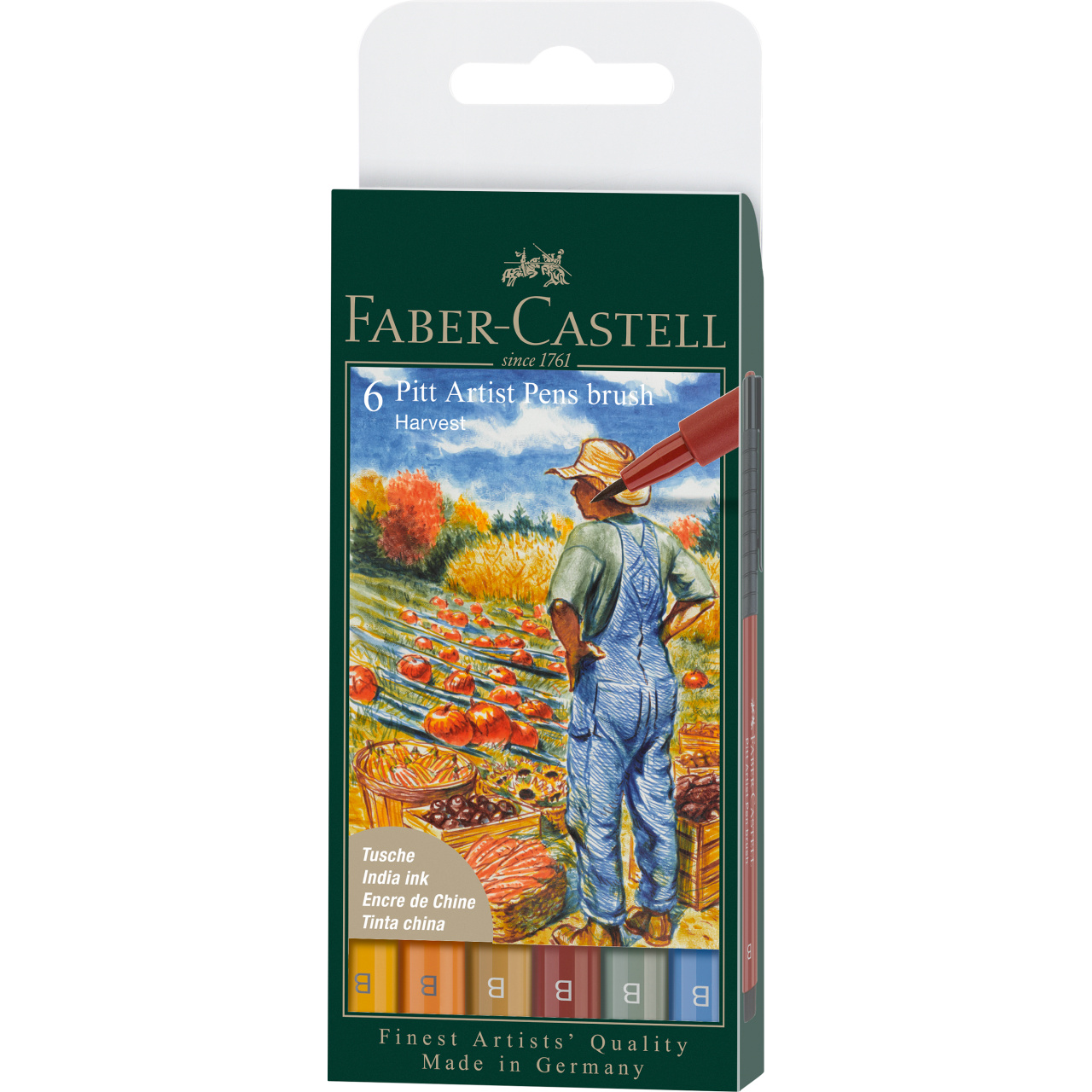 Pitt artist pen set 6 culori toamna 2022 Faber-Castell
