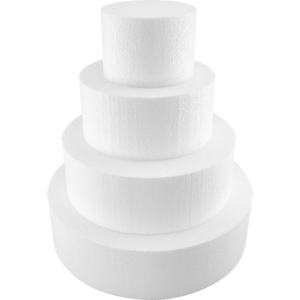 Tort din polistiren cu 4 straturi rotund