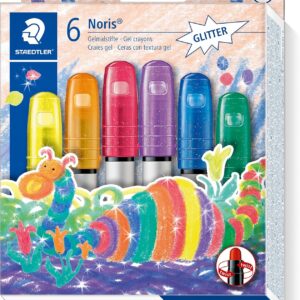 CREIOANE CU GEL NORIS GLITTER 6/SET