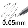pigment liner 0.05 mm negru