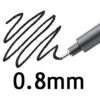 pigment liner 0.8 mm negru