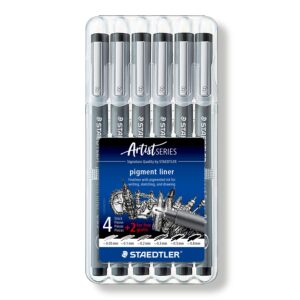 Set Pigment Liner 6 Grosimi Staedtler