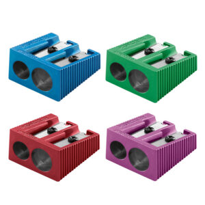 Ascuțitoare dublă metalică colorată Staedtler