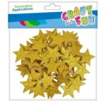 ACCESORII CREATIE STELUTE AURII HARTIE GUMATA 60 BUC
